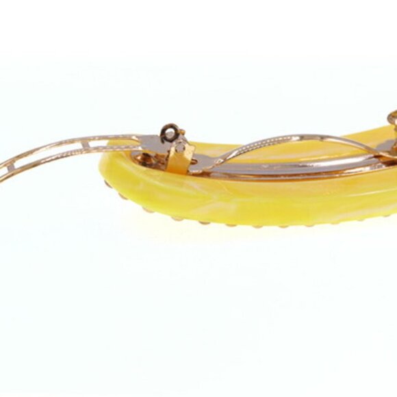 PRADA Yellow Barette - Picture 3 of 7